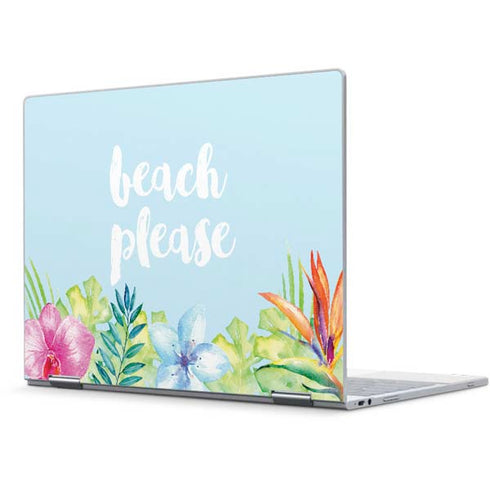 Beach Please Pixelbook Skin